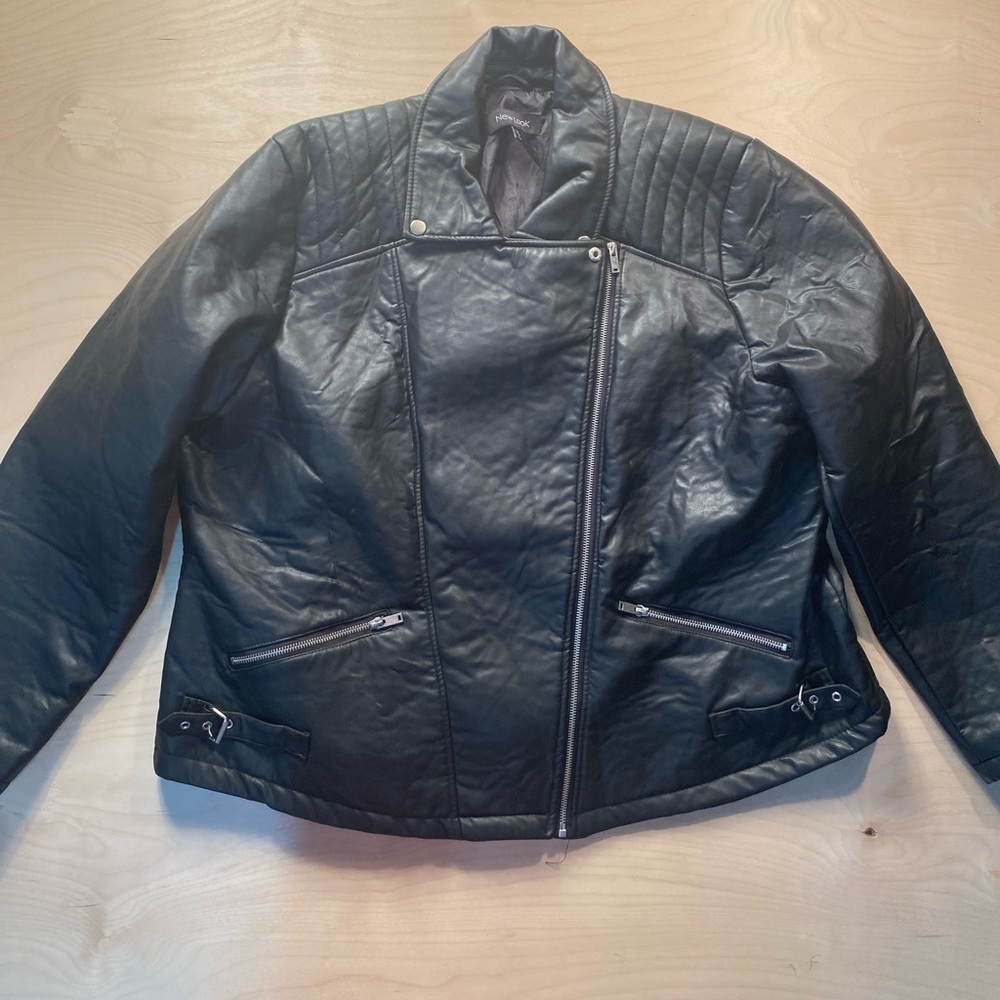 New Look Faux Leather Jacket 3X (CR)